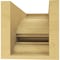 Ekena Millwork 6"W x 12"D x 6"H Wide Diane Rough Cedar Woodgrain TimberThane Corbel, Primed Tan CORUR06X12X06DIARCPR - alternate 6